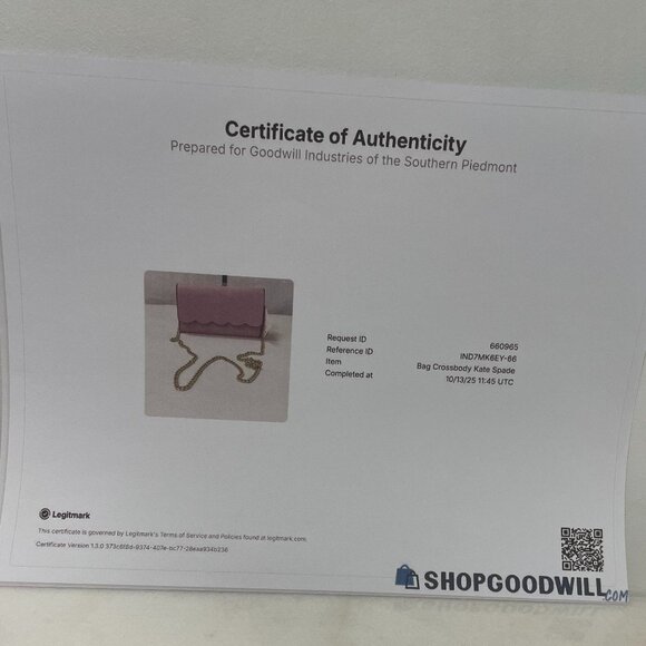 Kate Spade Gemma-Smooth Leather wallet on chain/crossbody in Lavender - Picture 15 of 15